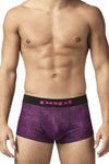 Papi UMPA050 Fashion Microflex Brazilian Trunks Color Purple Pixel Print