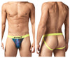 PAPI UMPA051 Fashion microflex brésilien jockstrap cool ocean multi-imprime