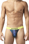 PAPI UMPA051 Fashion microflex brésilien jockstrap cool ocean multi-imprime