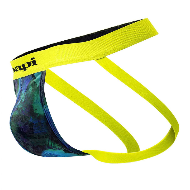 PAPI UMPA051 Fashion microflex brésilien jockstrap cool ocean multi-imprime