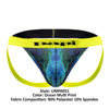 PAPI UMPA051 Fashion microflex brésilien jockstrap cool ocean multi-imprime