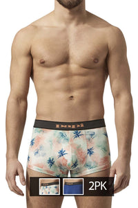 PAPI UMPA074 2PK Microflex Trunks Brasil Tropics Tropics-Blue