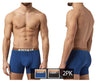 PAPI UMPA088 2PK Microflex Brésilien boxer Briefes Couleur bleu-noir