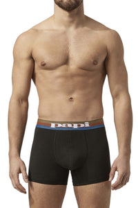 PAPI UMPA088 2PK Microflex Brésilien boxer Briefs Couleurs bleu-noir