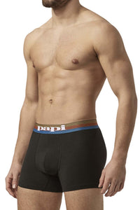 PAPI UMPA088 2PK Microflex Brésilien boxer Briefes Couleur bleu-noir