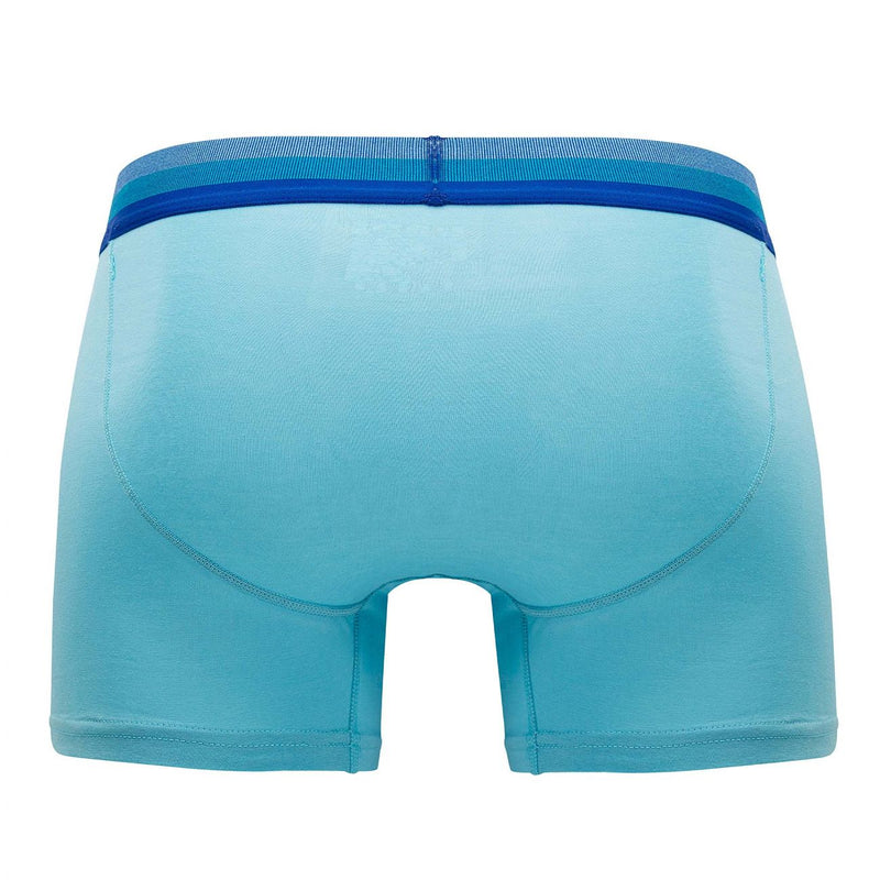 PAPI UMPA088 2PK Microflex Brésilien boxer Briefs Couleurs turquoise-noir