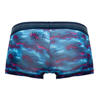 PAPI UMPA107 2PK Microflex Performance Trunks Color imprimé en bleu