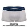 PAPI UMPA107 2PK Microflex Performance Trunks Color Grey-Blue