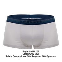 PAPI UMPA107 2PK Microflex Performance Trunks Color Gray-bleu