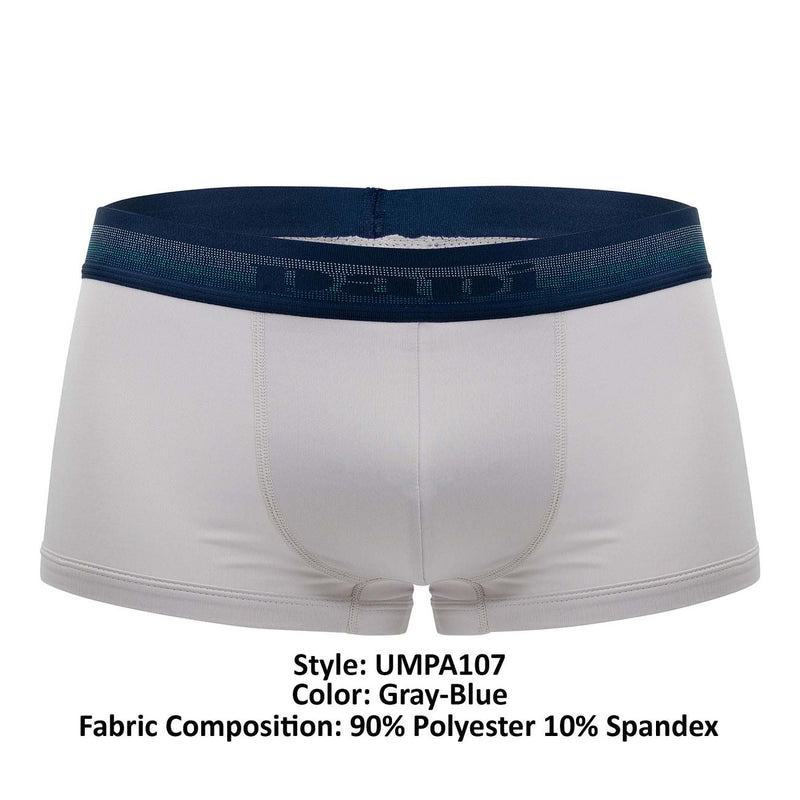 PAPI UMPA107 2PK Microflex Performance Trunks Color Grey-Blue