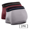 PAPI UMPA107 2PK Microflex Performance Trunks Color Gray-rouge