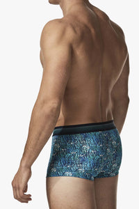 PAPI UMPA107 2PK Microflex Performance Trunks Color Teal bleu