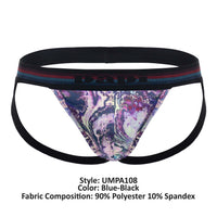 PAPI UMPA108 2PK Microflex Performance Jockstrap Color Blue-Black