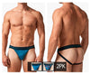 PAPI UMPA108 2PK Performance microflex Jockstrap Color imprimé en bleu