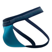 PAPI UMPA108 2PK Performance microflex Jockstrap Color imprimé en bleu