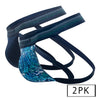 PAPI UMPA108 2PK PERFORMANCE MICROFLEX JOCKSTRAP COULEUR BLUE SEAL