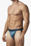 PAPI UMPA108 2PK Microflex性能Jockstrap Color Color Teal-Blue