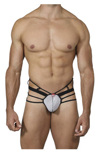 Pikante PIK 0210 Experiencias de malla Mesh G-String Color blanco