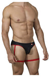 Pikante Pik 0217 Aventures Garter Briefs Color noir