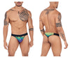 Pikante PIK 0829 Rainbow Thongs Color Black