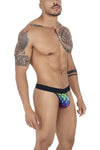 Pikante Pik 0829 Rainbow Thongs Color Black