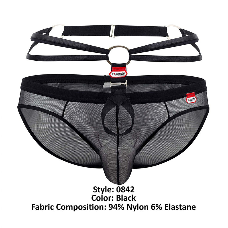 Pikante Pik 0842 Wolf Briefs Color noir