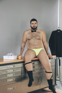 Pikante Pik 0979X Angola Jockstrap Color verde