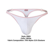 Pikante pik 0983 novo strings couleur blanc