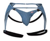 Pikante Pik 0985 Hare Garter Jockstrap Color bleu