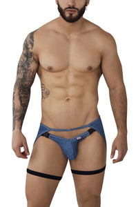 Pikante Pik 0985 Hare Garter Jocktrap Color azul