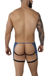 Pikante Pik 0985 Hare Garter Jockstrap Color bleu