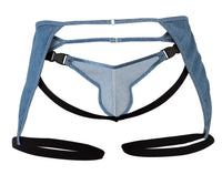 Pikante Pik 0985 Hare Garter Jocktrap Color azul