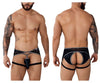 Pikante Pik 0987 Abuya Garter Jockstrap Color noir