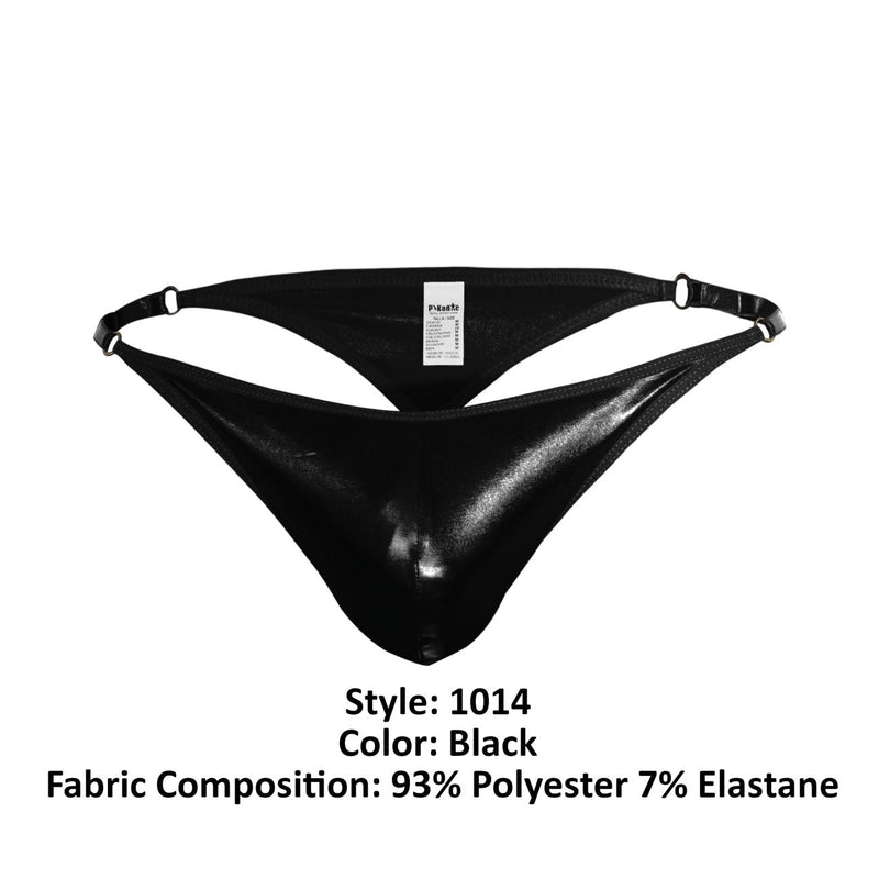 Pikante Pik 1014 Salerne Thongs Color noir