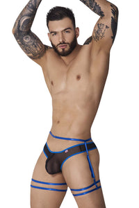 Pikante PIK 1082 Lujueria Garter Thongs اللون أزرق