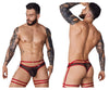 Pikante PIK 1082 Lujueria Garter Thongs Color Red