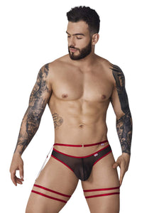 Pikante Pik 1082 Lujueria Garter Thongs Color Red