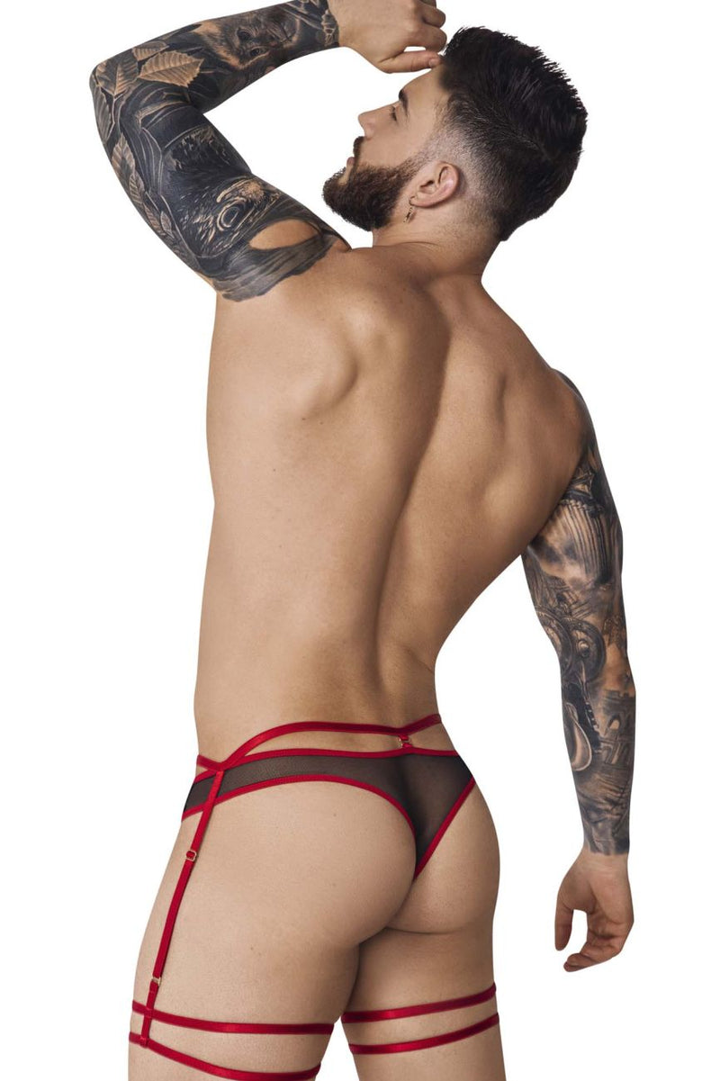 Pikante Pik 1082 Lujueria Garter tangas color rojo