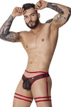 Pikante Pik 1082 Lujueria Garter Thongs Color Red