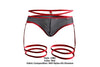 Pikante Pik 1082 Lujueria Garter Thongs Color Red