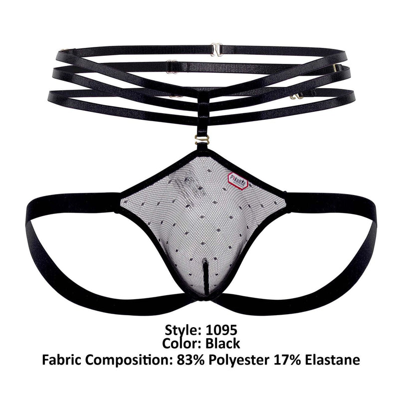 Pikante Pik 1095 Oomph Mesh Jockstrap Color noir