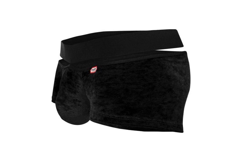 Pikante Pik 1096 Trunks en velours clandestin Color noir