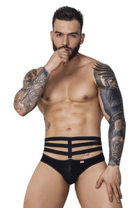 Pikante PIK 1097 Clandestine Velvet Briefs Color Black