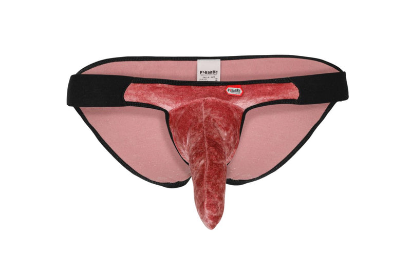 Pikante pik 1098 clandestine terciopelo bikini color rosa