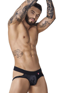 Pikante pik 1100 clandestine velours jockstrap couleur noir