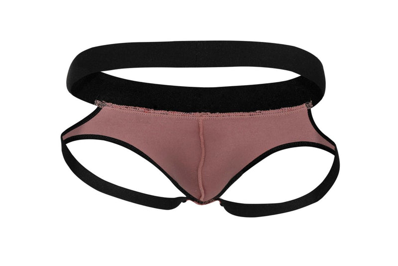 Pikante pik 1100 clandestine en velours jockstrap rose