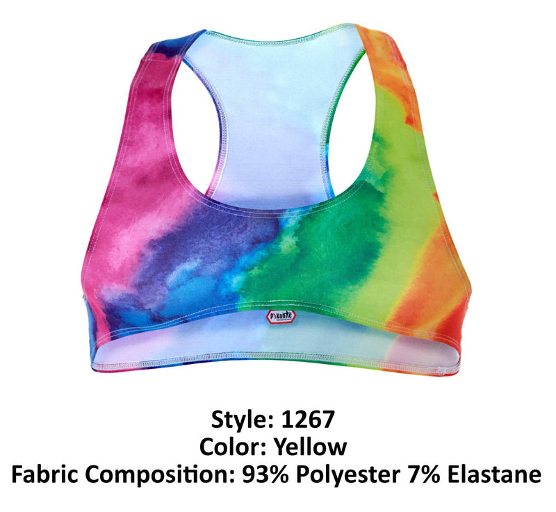 Pikante PIK 1267 Ultra Crop Top اللون أصفر