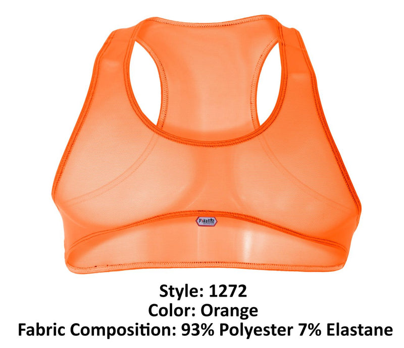 Pikante pik 1272 sonar crop top coulor orange