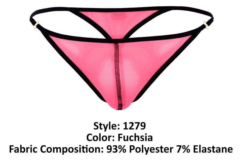 Pikante Pik 1279 Sonar Thongs Color Fuchsia