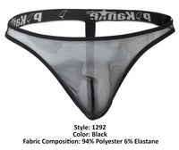 Pikante Pik 1292 Creamfieland Thongs Color Negro